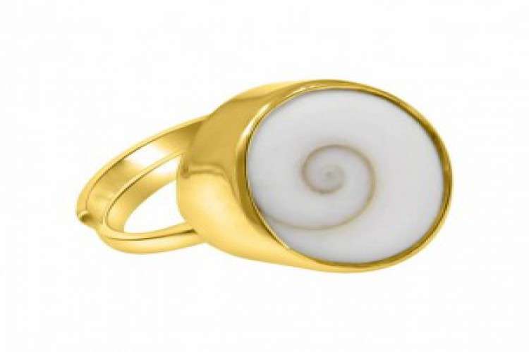 Aemorio Natural Gomti Chakra Ring For Men And Women 6329275