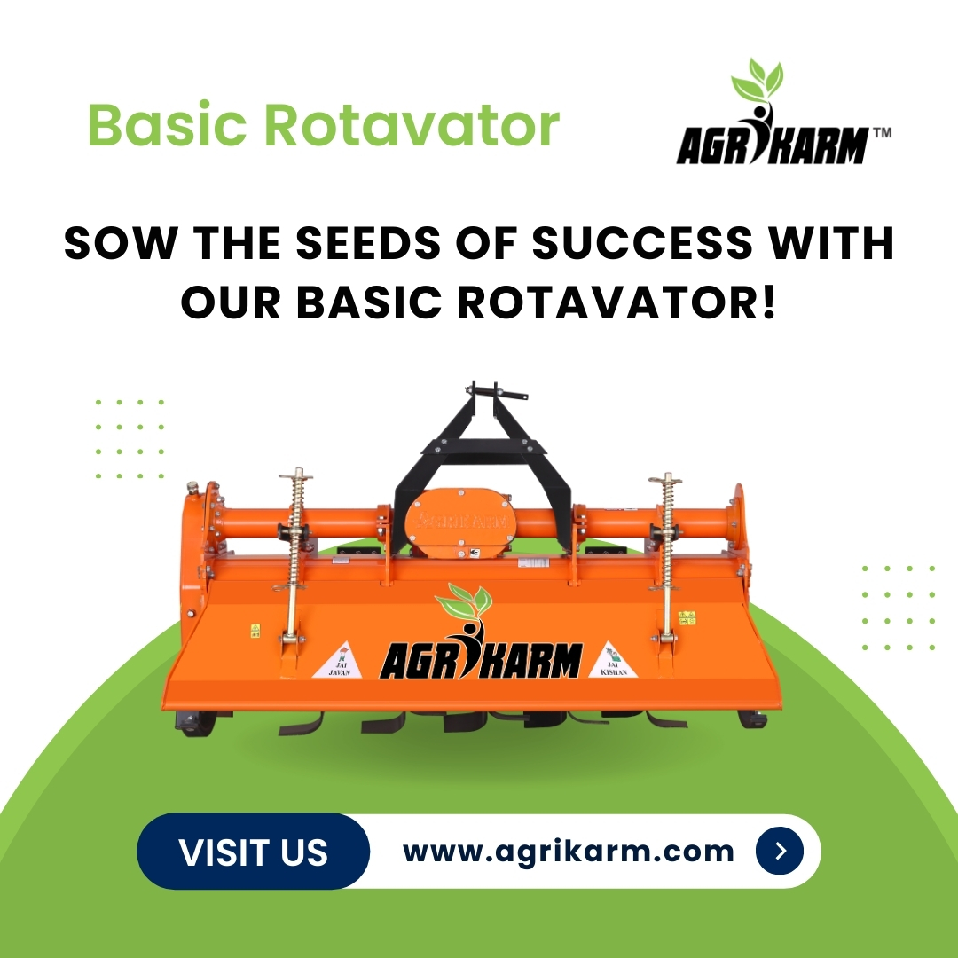 Agrikarms Basic Tractor Rotavator In Rajkot 17181060272