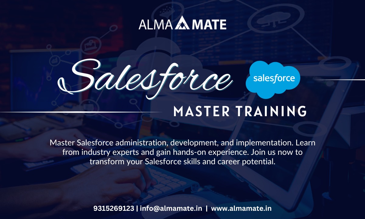 Almamate Info Tech Pvt Ltd Best Salesforce Training In Noida 17301134687