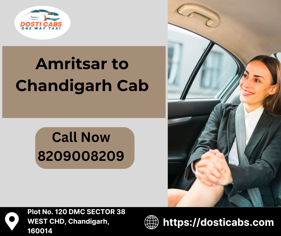 Amritsar To Chandigarh Cab 17316878932