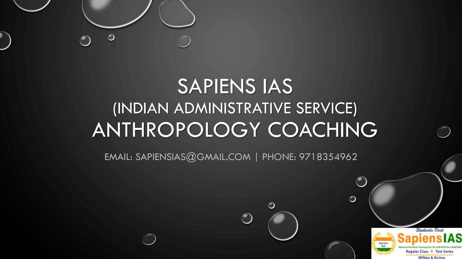 Benefits Of Joining Sapiens Ias For Anthropology Coaching 16542458135