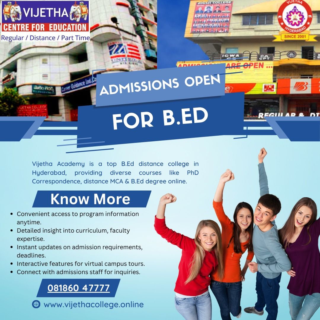 Best Bed College In Hyderabad Vijetha College 17172152957