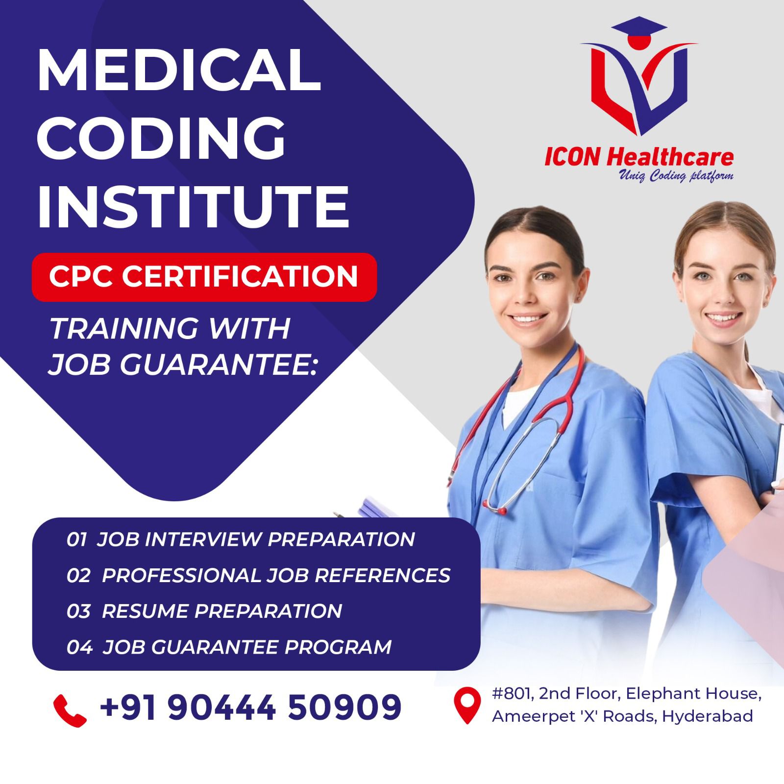 Best Medical Coding Institute In Hyderabad Ammerpet 17004724749