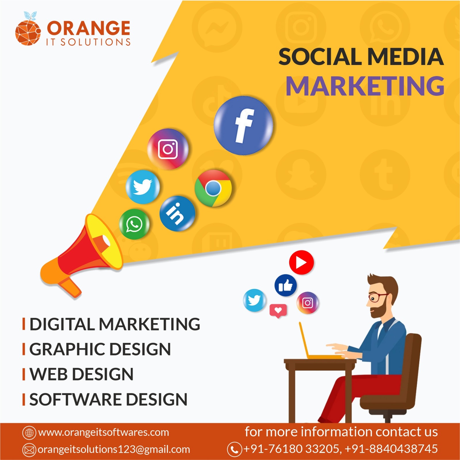 Best Social Media Marketing Company In Lucknow   Orange It Solution 17123982594