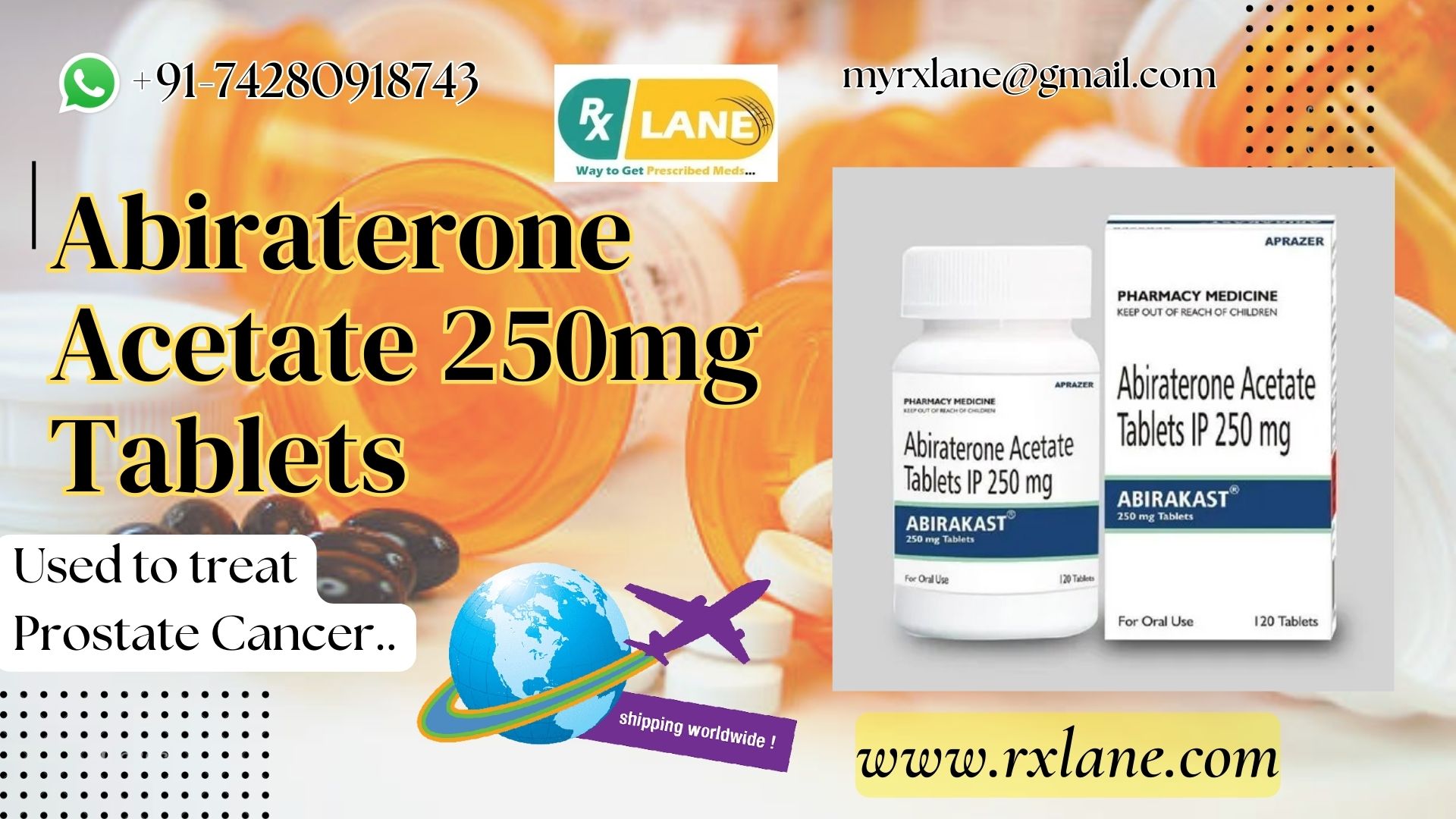 Buy Abiraterone Acetate Tablets Cost Dubai 16812158783