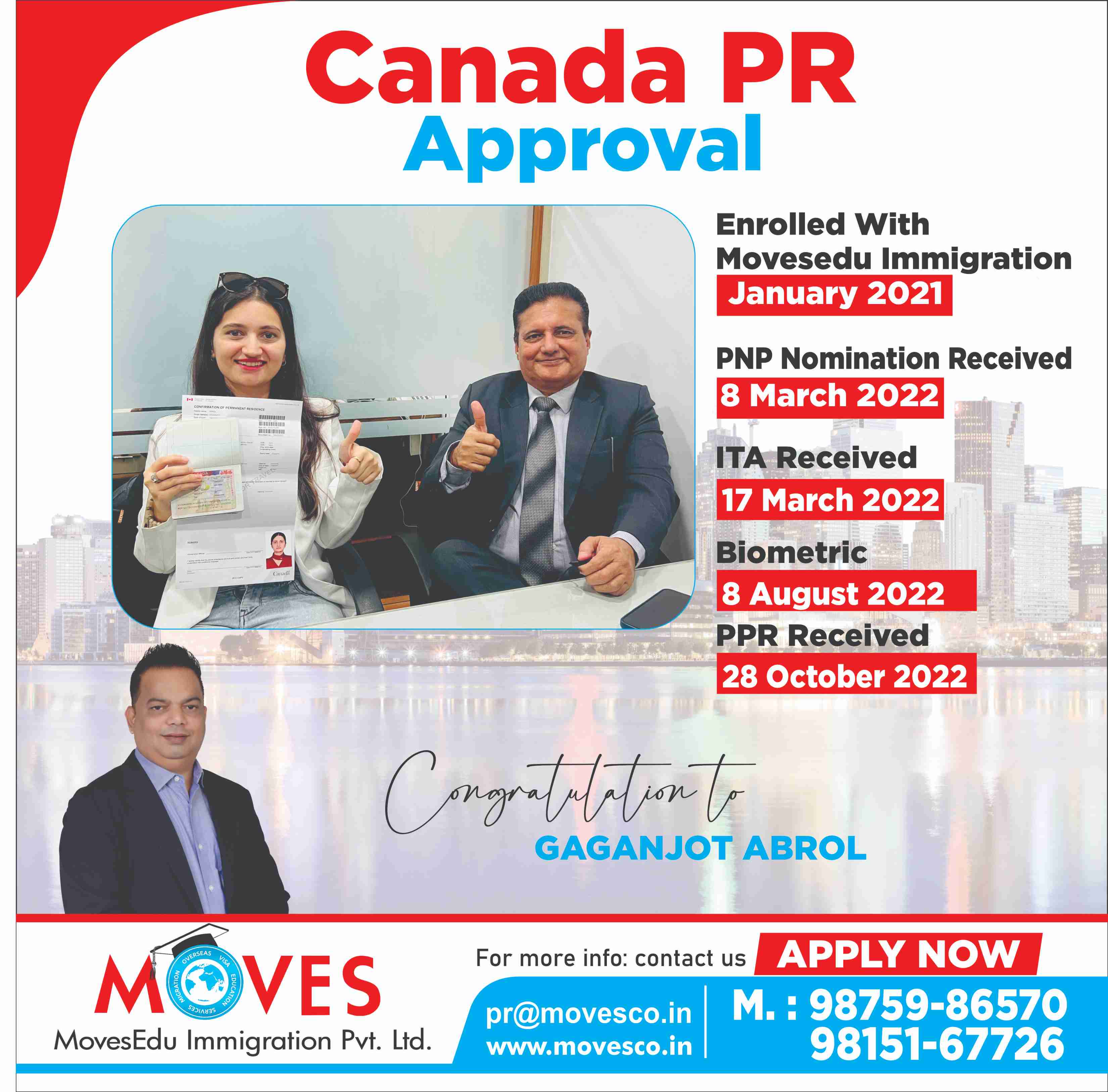 Canada Pr Consultants In Chandigarh 16690248187