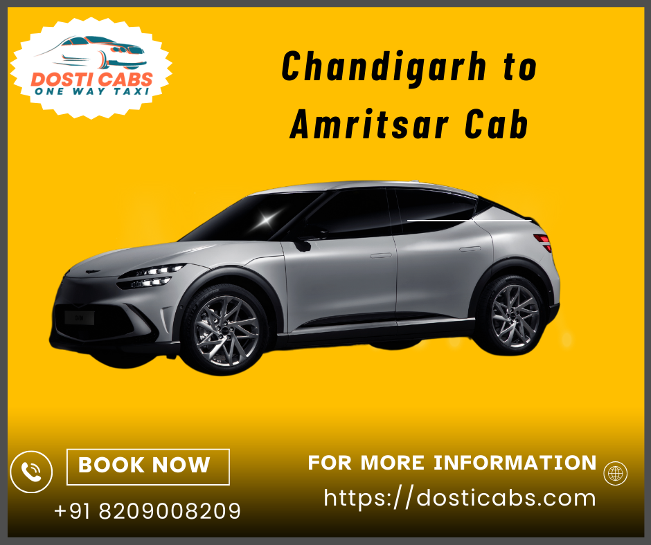 Chandigarh To Amritsar Cab 17309958791