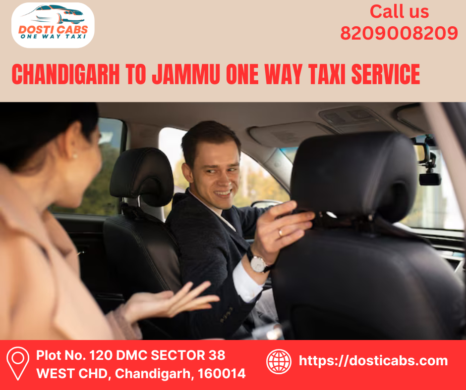 Chandigarh To Jammu One Way Taxi Service 17302028803