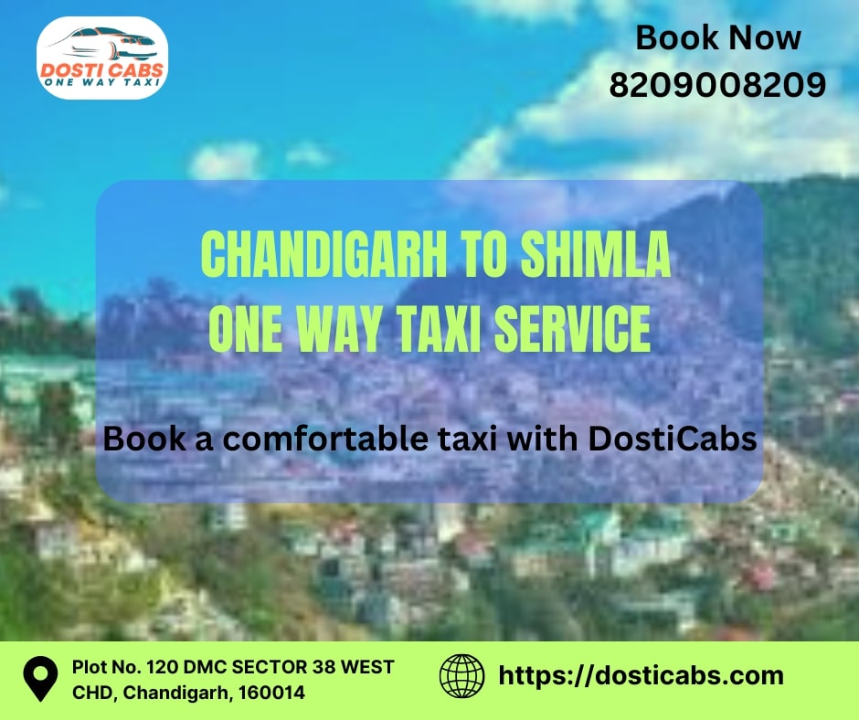 Chandigarh To Shimla One Way Cab Service 17299393336