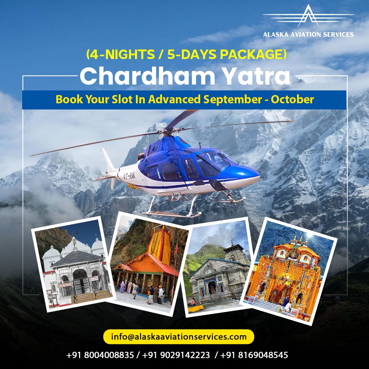 Chardham Yatra By Helicopter Alaska Aviation Services 17166222823