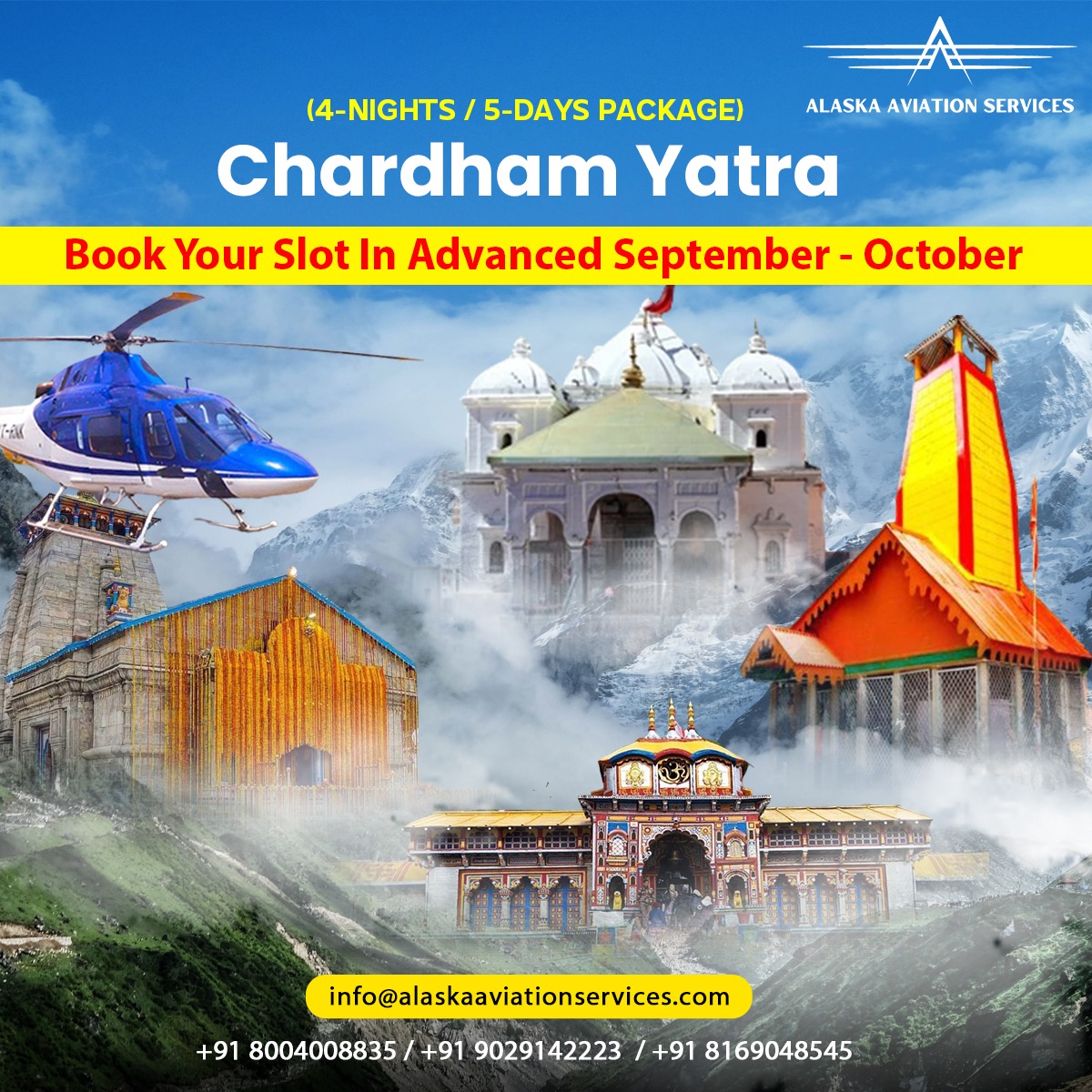 Chardham Yatra By Helicopter Alaska Aviation Services 17166222827