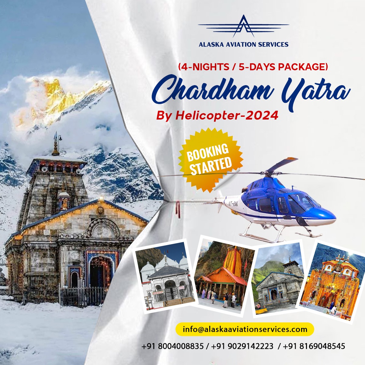 Chardham Yatra By Helicopter Alaska Aviation Services 17166222828