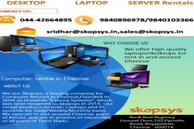 Computer Rentals In Chennai 977308