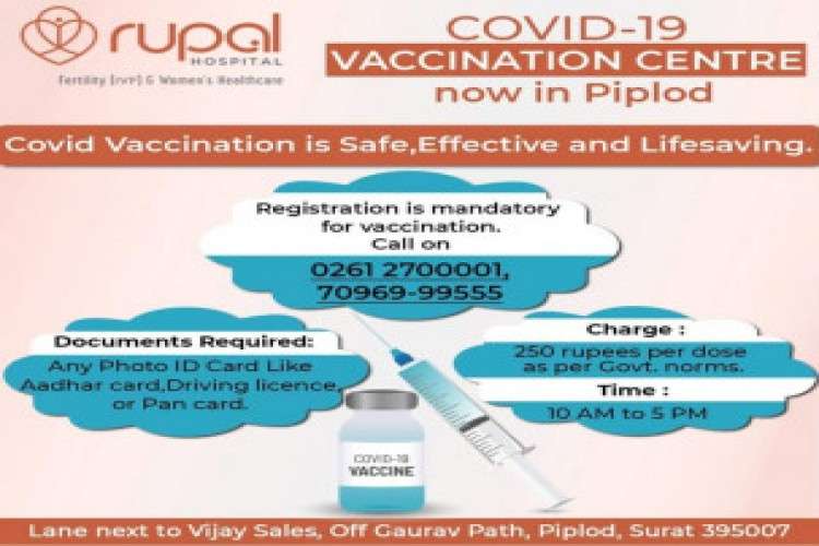 Covid Vaccination As Per Government Guidance At Rupal Hospital Surat 7145398