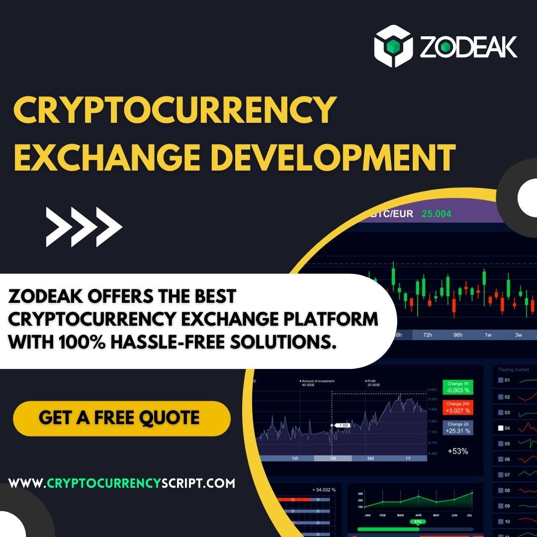 Cryptocurrency Exchange Development Company   Zodeak 16645346169