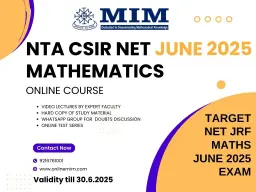 Csir Net Mathematics Online Coaching Fees 17344273763