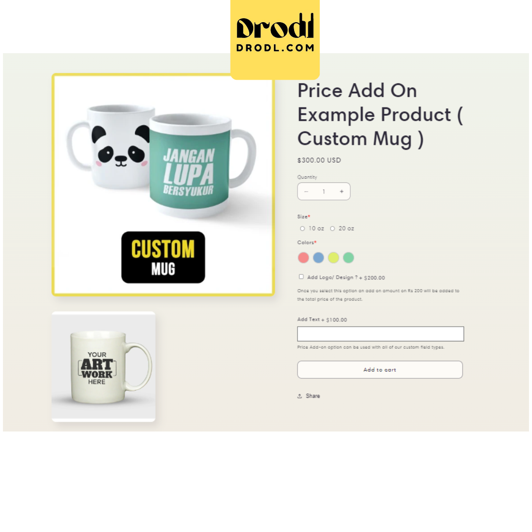 Drodl  Personalized Product Options For Your Shopify Store 17285676139