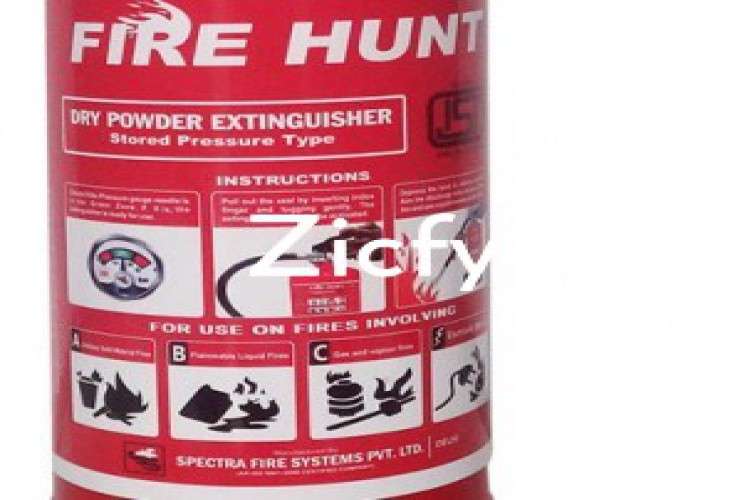 Fire Hunt One Kg Abc Type Multipurpose Fire Extinguisher 7895813