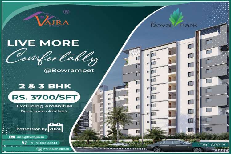 Flats For Sale In Bowrampet Hyderabad Vajra Developers 163903367710