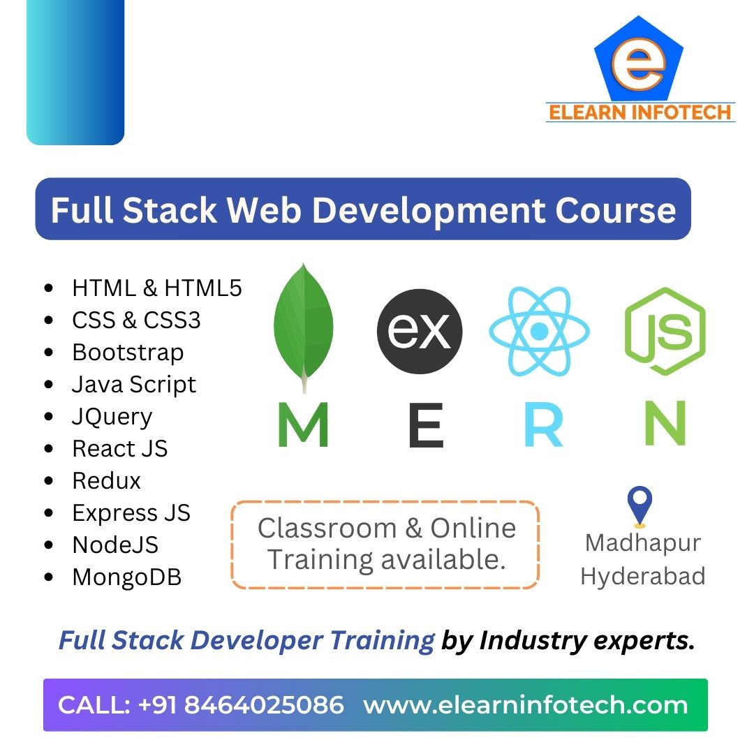 Full Stack Web Development Course In Hyderabad 16815533506