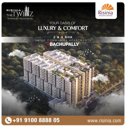 Gated Community Flats For Sale In Bachupally The Twinz By Risinia 17237899068