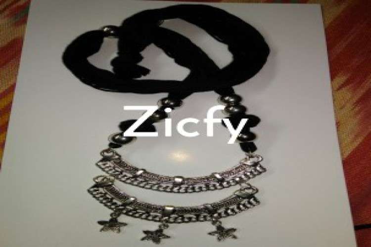 German Silver Choker Necklace Jhumka Available 3282032