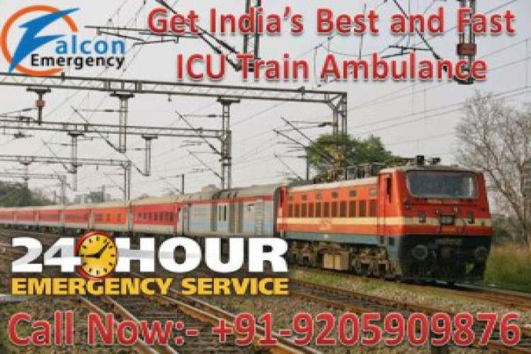 Get Best And Safe Falcon Train Ambulance From Delhi To Chennai 3633047