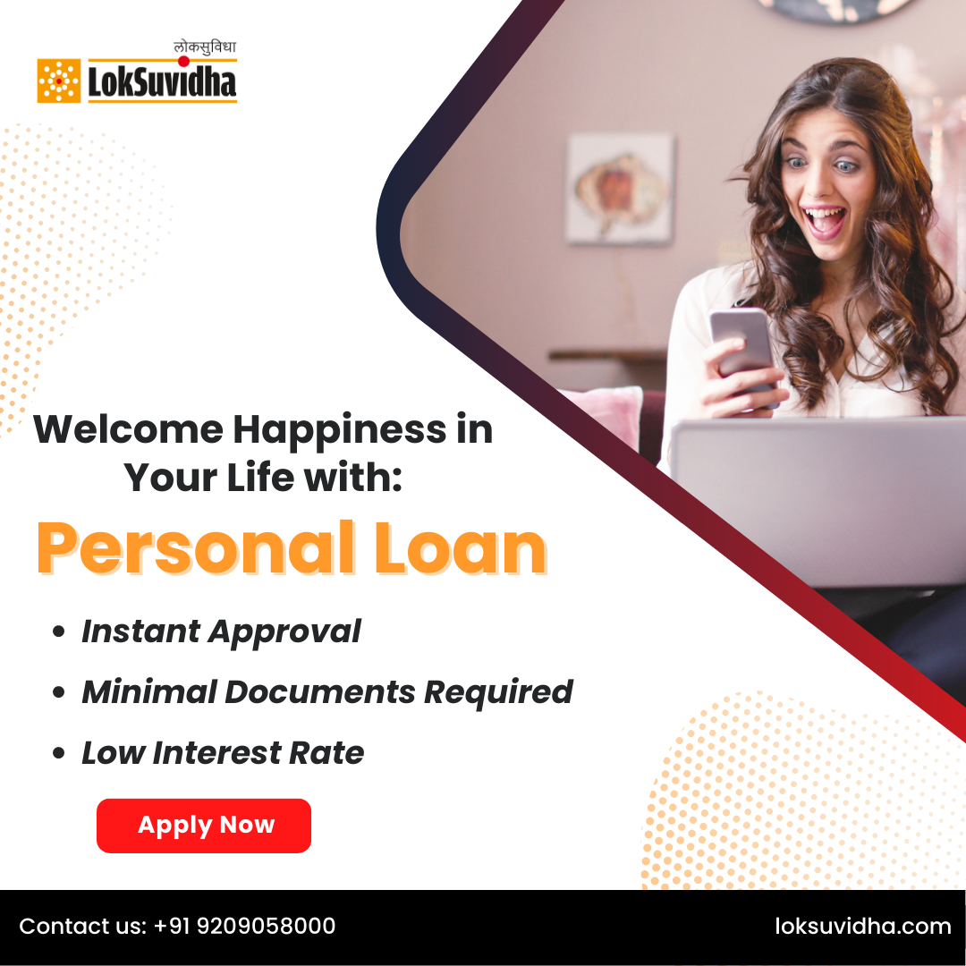 Get Personal Loan At Competitive Interest With Loksuvidha Finance 16899435165