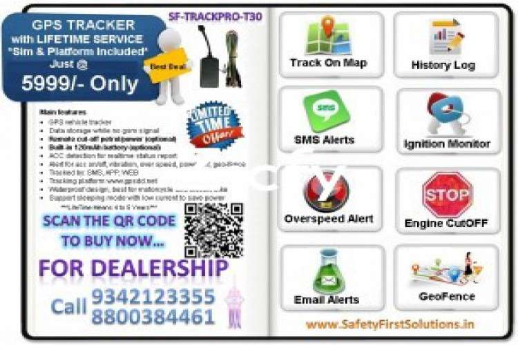 Gps Tracker With Life Time Service Sim Included 9952810