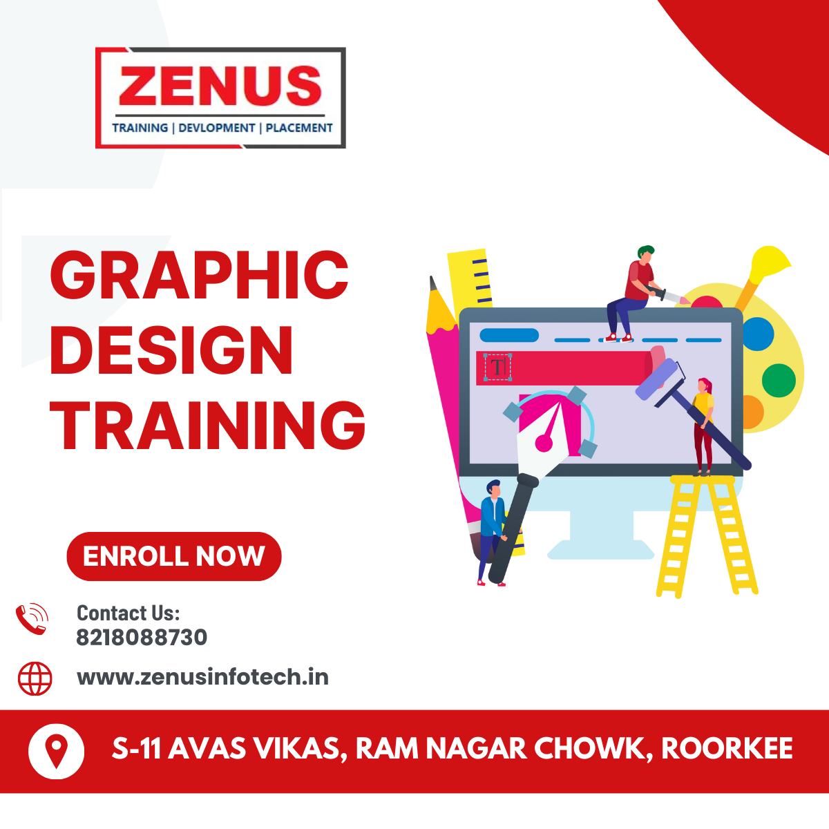 Graphic Designing Training In Saharanpur Zenus Infotech 17202519439