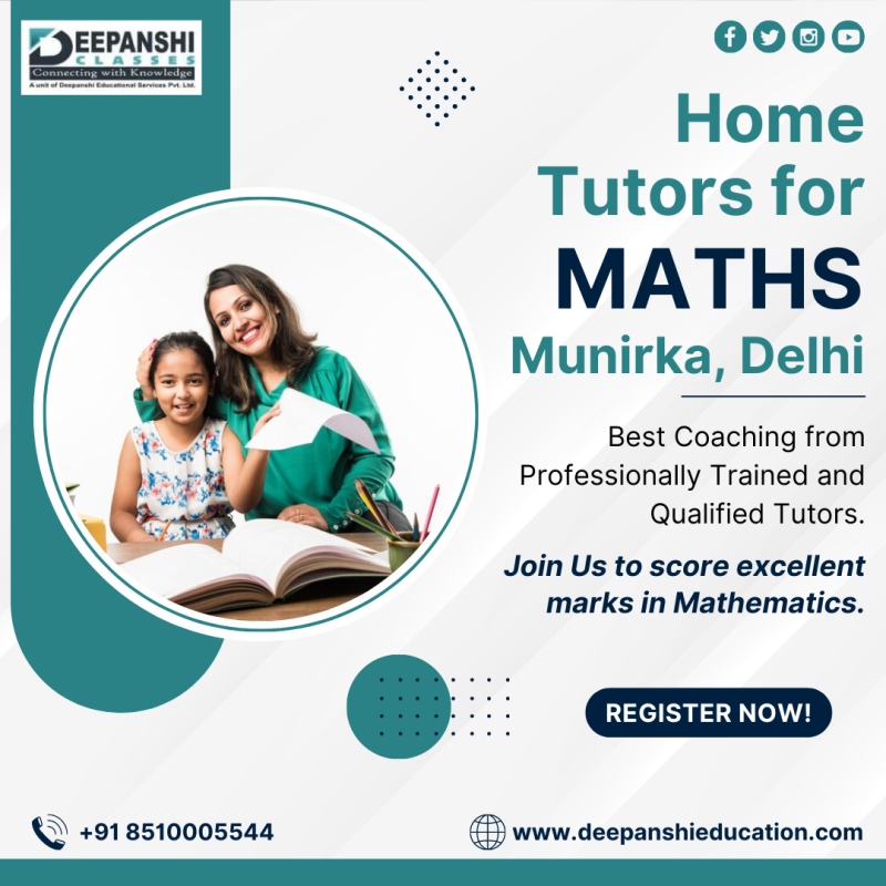 Home Tutors For Maths Munirka Delhi 16569261272