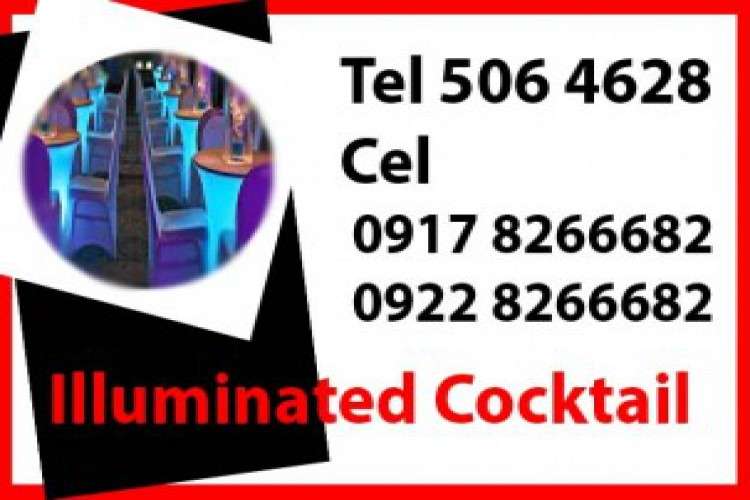 Illuminated Cocktail Table Rent Hire Manila Philippines 9876214