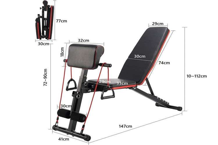 Iris Fitness Multi Functional Adjustable Gym Bench 16413644831