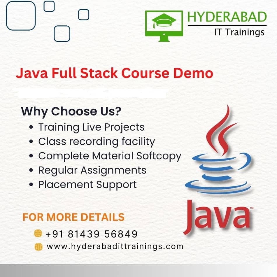 Java Full Stack Developer Course In Hyd 17071090780