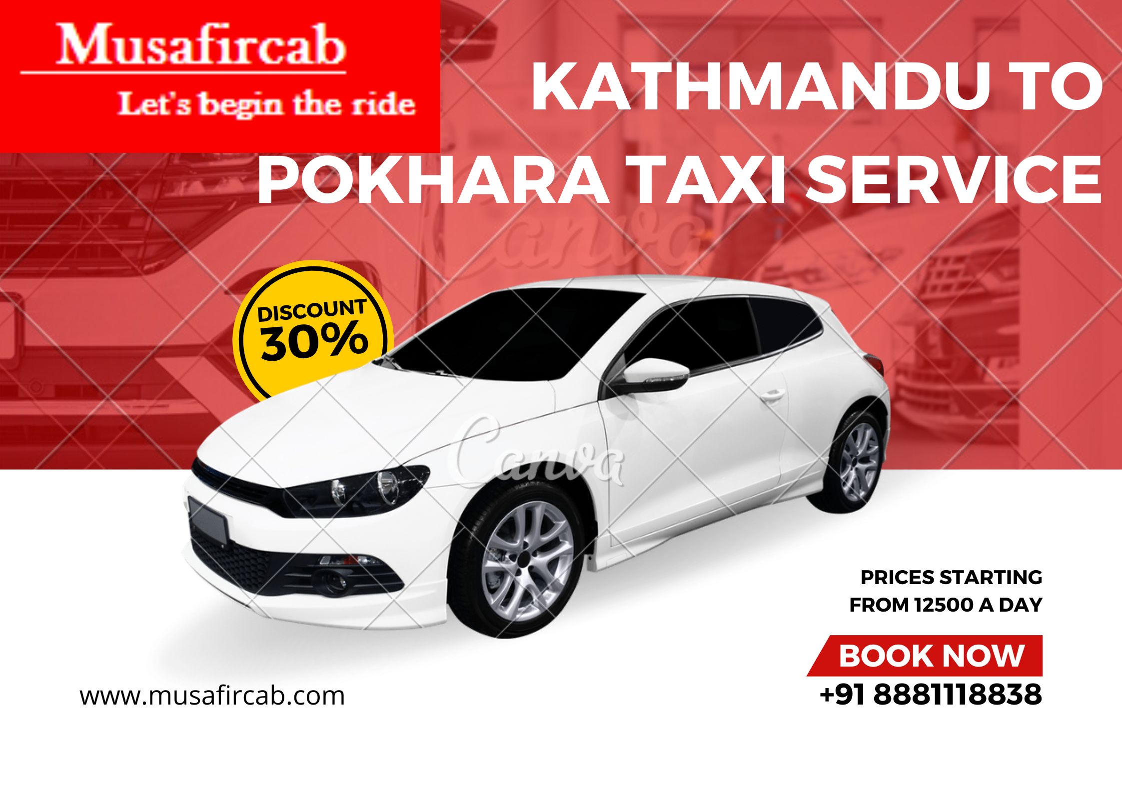 Kathmandu To Pokhara Taxi Service 16895913520