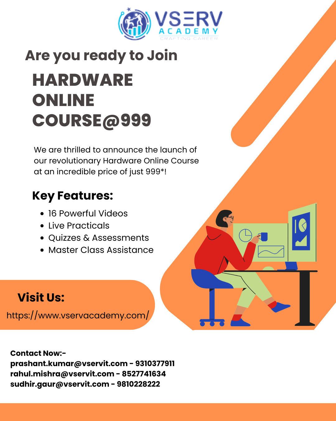 Launching The Ultimate Hardware Online Course By Vserv Academy 17013450893