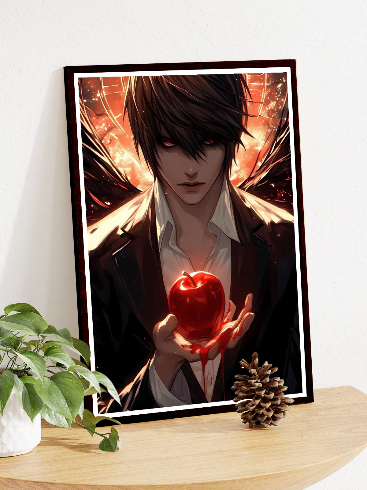 Light Yagami Blood Apple Poster Death Note 17409835379