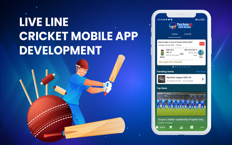 Live Line Cricket Score App Development Company   Technoloader 17056533803