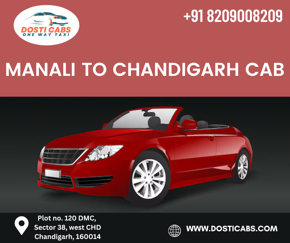 Manali To Chandigarh Cab 17318405566