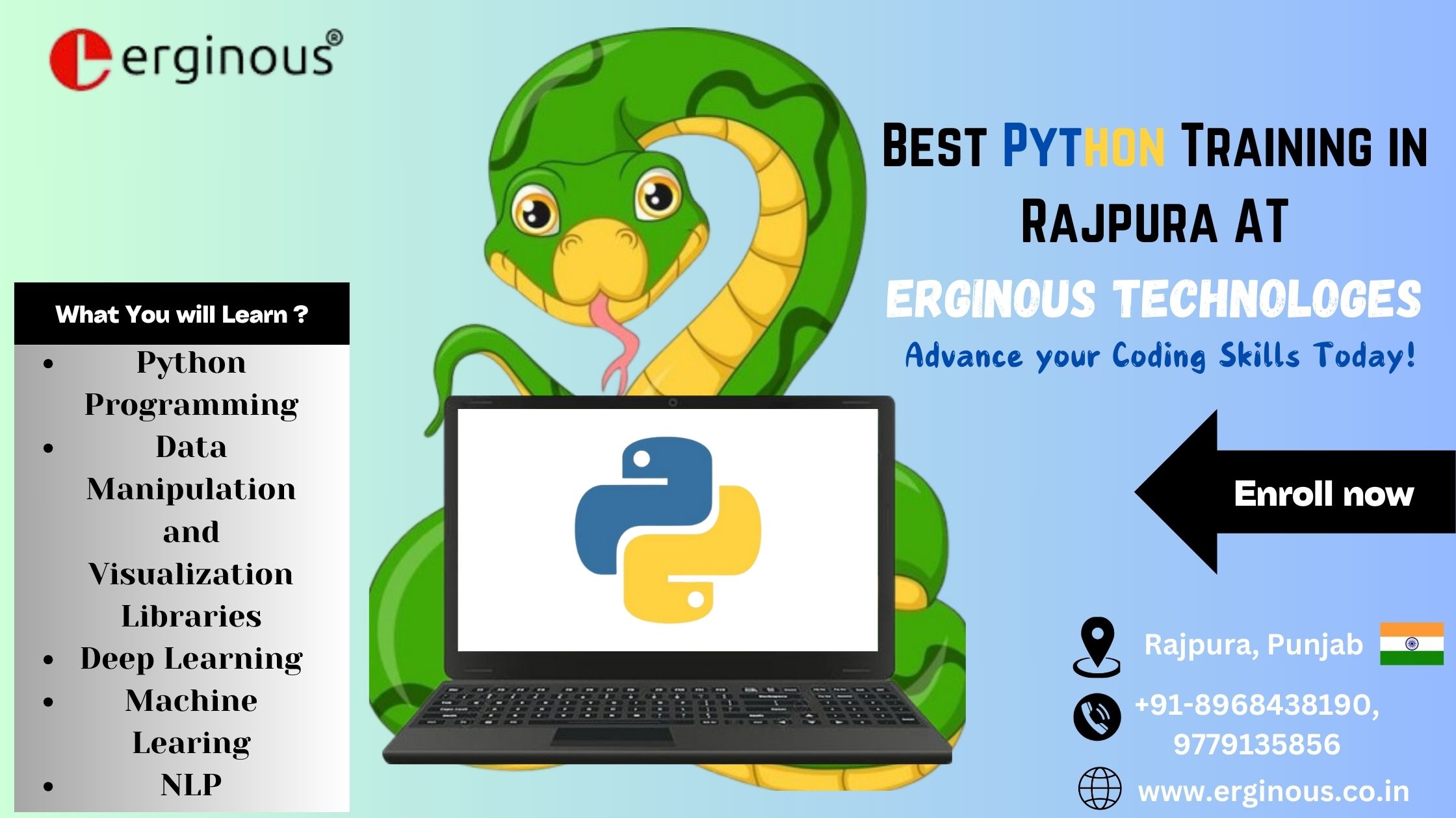 Master Python Training In Rajpura With Erginous Technologies 17326097917