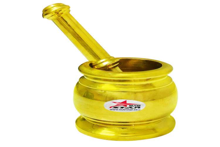 Mortar And Pastel Brass Mortar And Pestle Online 16478601409