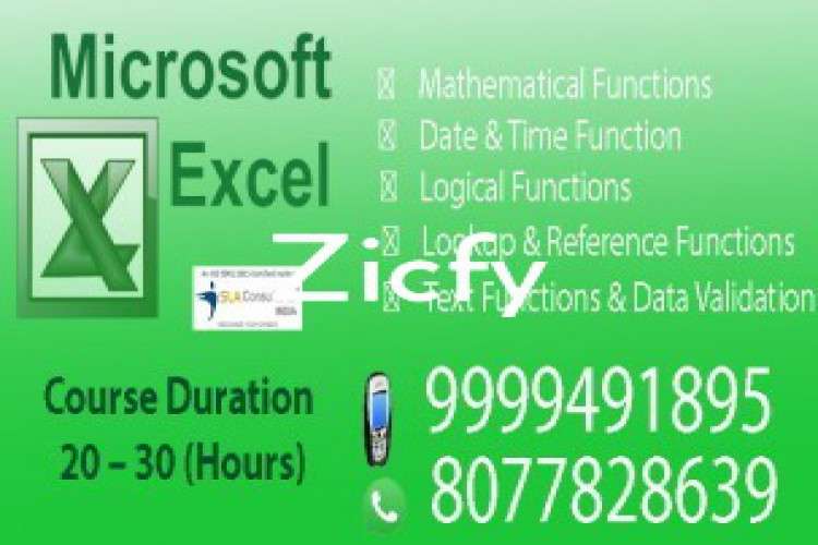 Ms Excel Data Analytics In Gurgaon Sla Consultants India 7232066