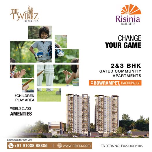 New Gated Communities In Bachupally Hyderabad The Twinz By Risinia 17264687500