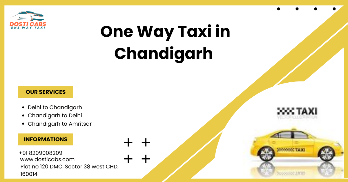 One Way Taxi In Chandigarh 173195179810