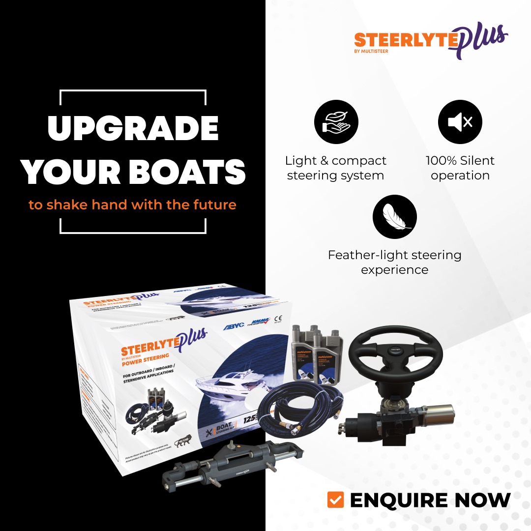 Power Assisted Boat Steering System Steerlyte Plus 17370900006