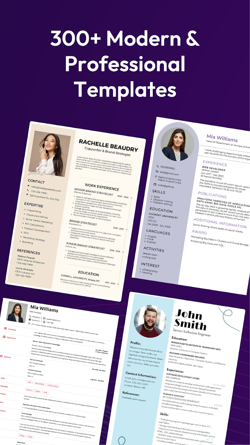 Resume Builder Cv Maker 17346006319