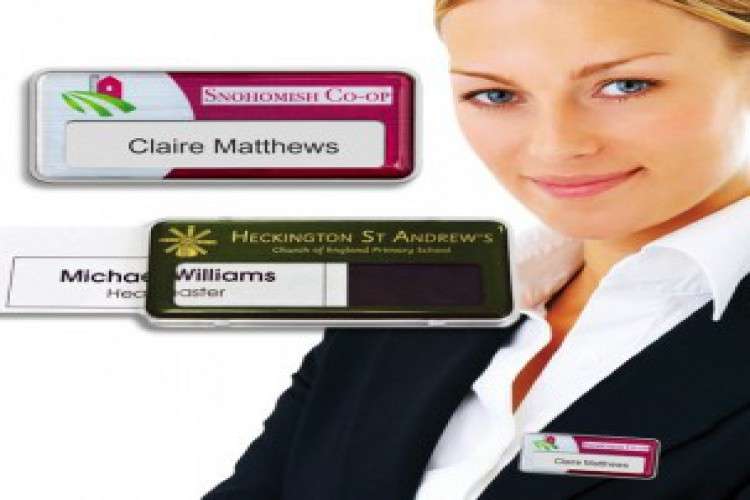 Reusable Name Badges 9608151