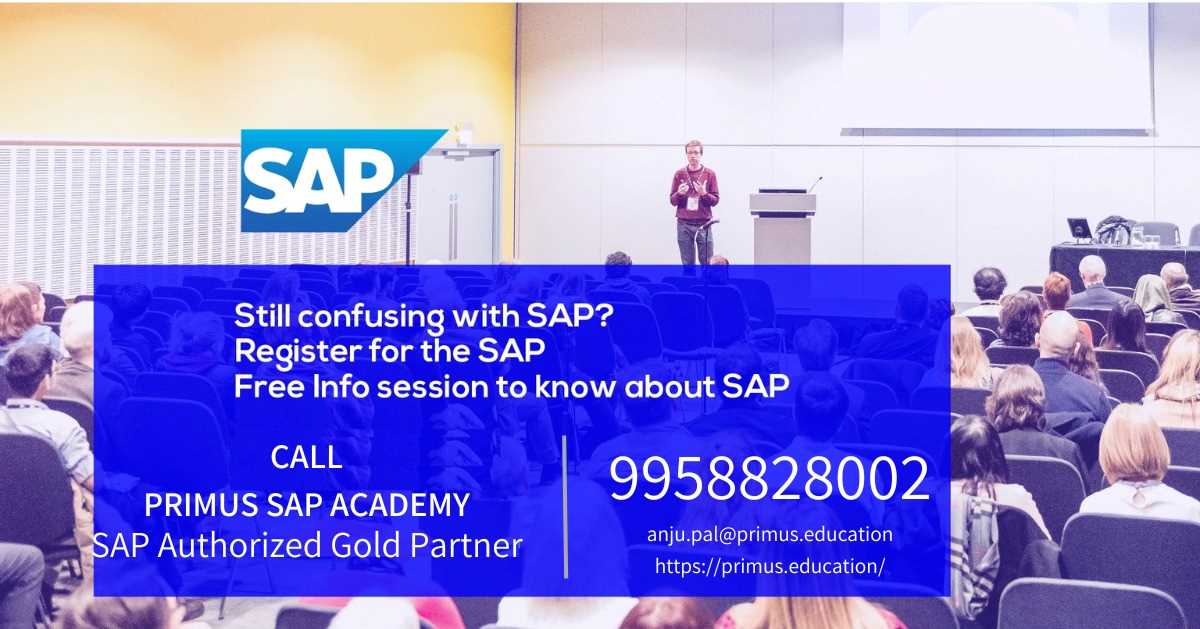 Sap Training We Are Providing Sap Training And Placement 16860335481