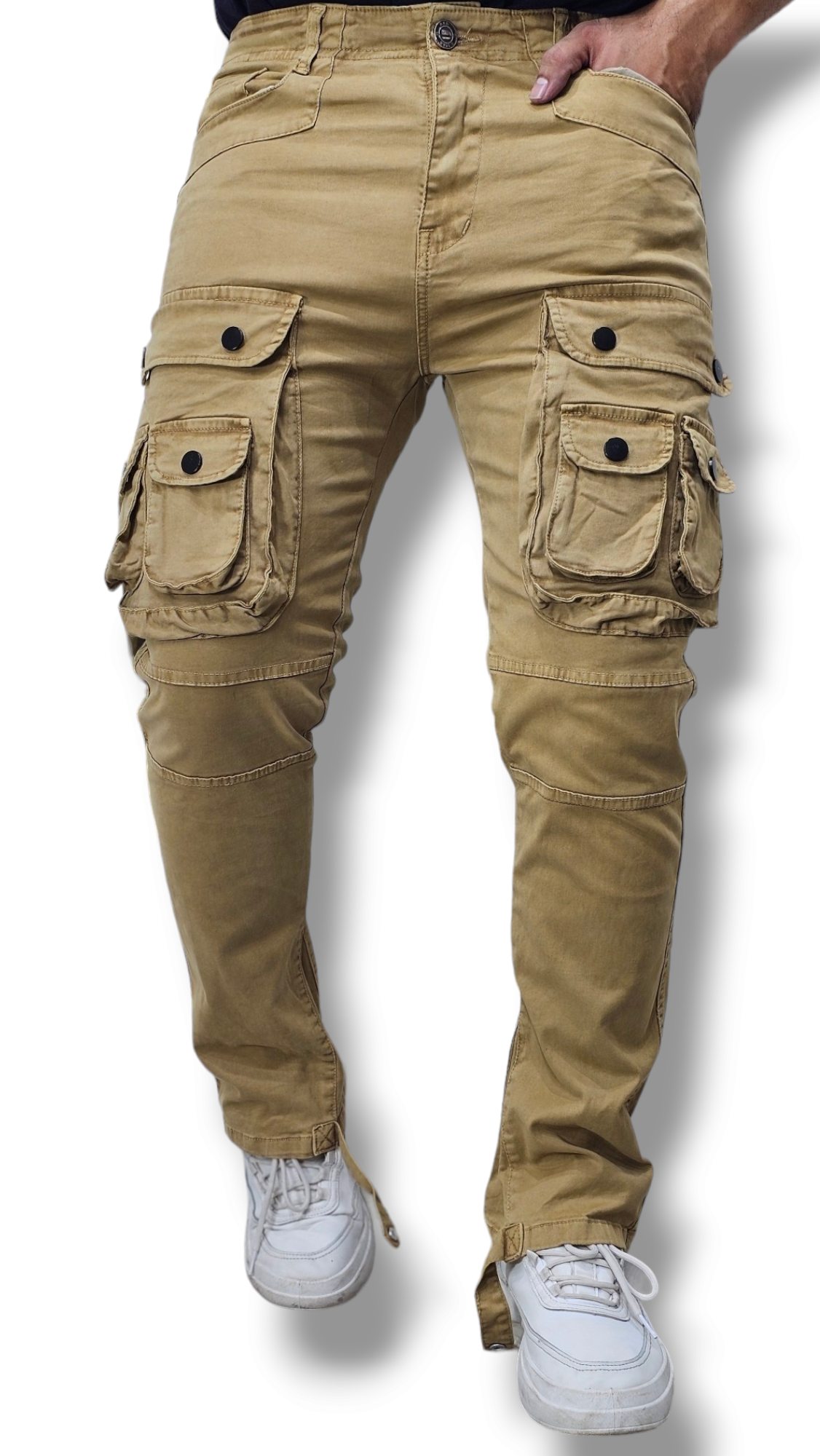 Shop Spanish Green Cargo Pants And Santa Grey Cargo Pants For Men 17188770537