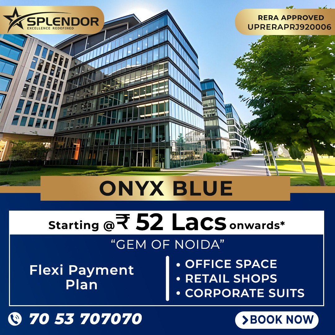 Splendor Onyx Blue Commercial Office Space 17109139140